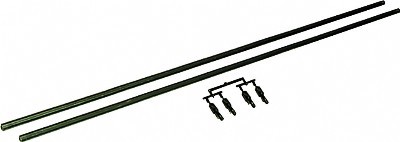 HIROBO-Tail boom brace 8X560(carbon)-0414221