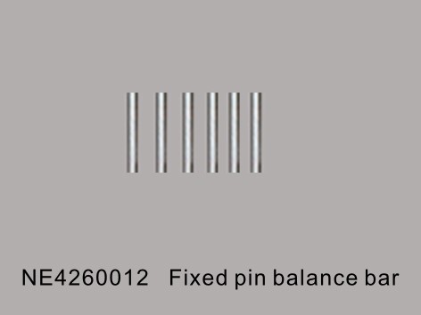 Fixed pin balance bar