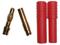 Golden Plug 4 mm (5 pairs ) with Shield
