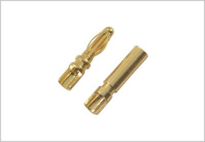 GOLD CONNECTOR 2.0mm PAIR