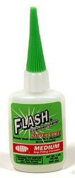 Flash CA+ Glue, Medium, 1oz
