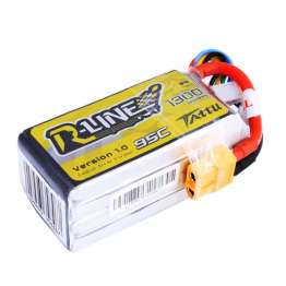 Tattu R-Line 1300mAh 95C 4S1P lipo battery pack
