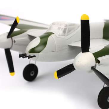 The Mosquito also boasts all kinds of scale details like an authentic camo paint scheme, simulated exhausts and nose guns.